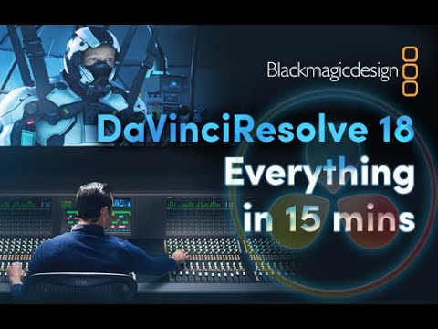 DaVinci Resolve 18 - Tutorial for Beginners in 15 MINUTES!  [ COMPLETE ]