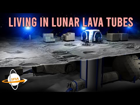 Living In Lunar Lava Tubes
