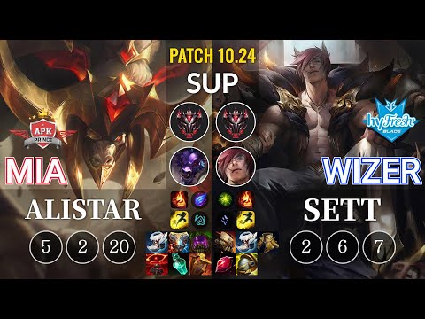 APK Mia Alistar vs hyF Wizer Sett Sup - KR Patch 10.24