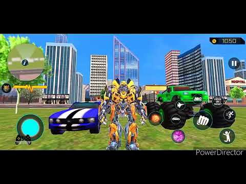 #Bumblebee multiple transform - Jet Robot Car Transformation: Robot Car Games ( Grand Robot Fight )