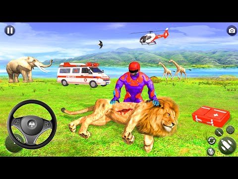 Light Superhero Speed Hero Robot Rescue Mission Gameplay|Ambulance Driving Simulator – Android Games