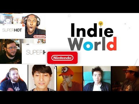 Nintendo Switch - Indie World Showcase - 8.19.2019 REACTIONS MASHUP