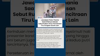 Ditanya Mengapa Sebut Ruben Onsu Pencitraan, Thania Beri Jawaban Lugu yang Ternyata Hasil Tiru Orang