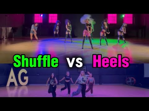 Dance Vlog: Teaching Shuffle choreo & Heels class   Back- to- back 