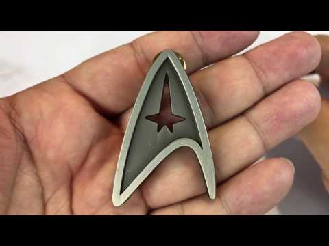 Star Trek Cosplay Brooch Starfleet Division Metal Badge Replica review giveaway