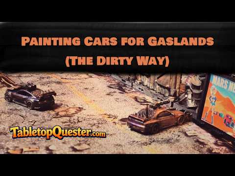 Painting Toy Cars for Gaslands Refuelled (The Dirty Way)