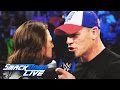 Relive The Heated Rivalry Between John Cena And AJ Styles SmackDown Live Aug 9 2016