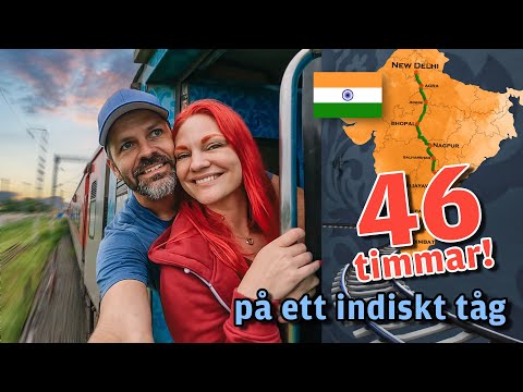 46 timmar på ett fullsatt tåg i Indien - från Dehli till Kerala i klass 3AC
