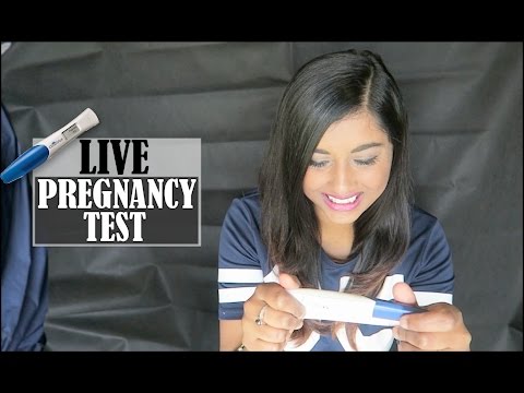LIVE PREGNANCY TEST! Video
