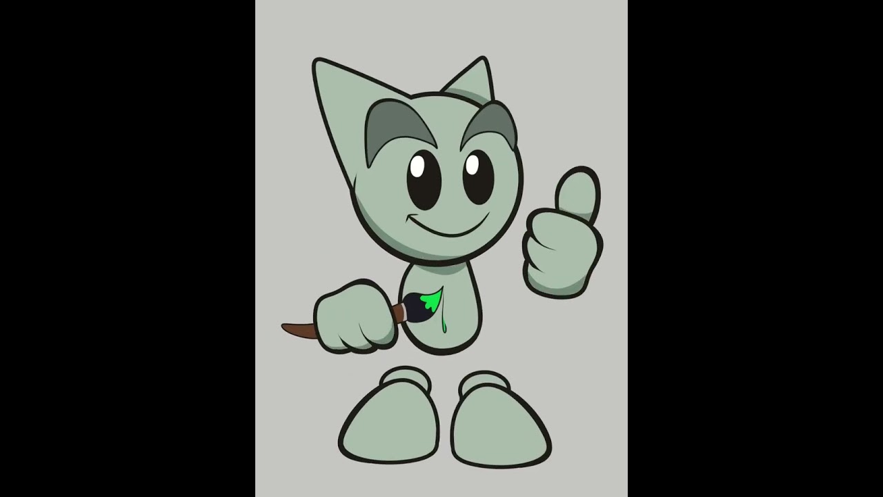 Fella Deviantart mascot speedpaint