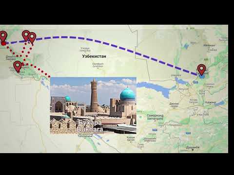Uzbekistan from West to East