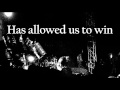 Slipknot 'Til we die lyrics on screen 