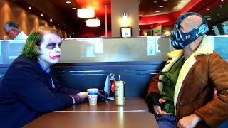 Joker and Bane Get Coffee - Super-Villains in Real Life! (Batman: The Dark Knight Rises Spoof)