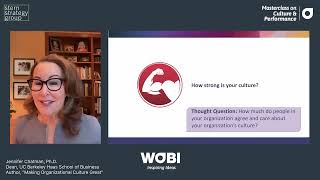 Jennifer Chatman | WOBI Masterclass on Culture & Performance Clip