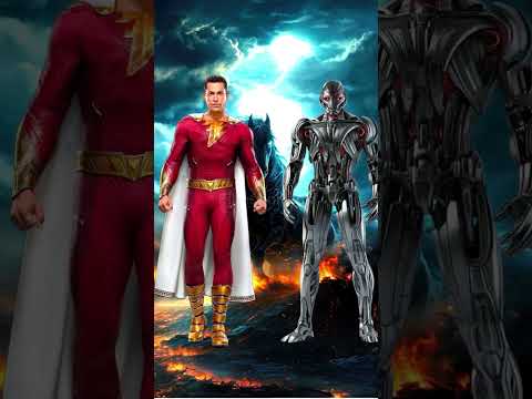 who is strongest Shazam vs marvel and dc #avengers #shorts #viral