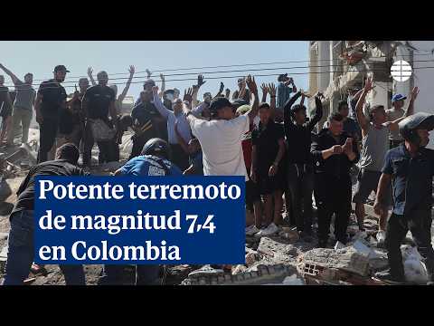 Un potent terratrèmol de magnitud 7,4 sacseja Colòmbia i deixa desenes de morts