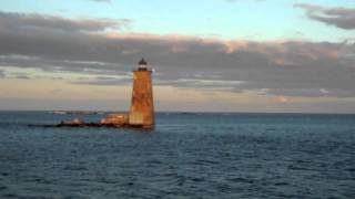 preview picture of video 'Whaleback Lighthouse Kittery Maine | Portsmouth Harbor'