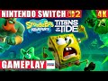 SpongeBob SquarePants Titans Of The Tide Nintendo Switch 2 Gameplay In 4K Quality Mode
