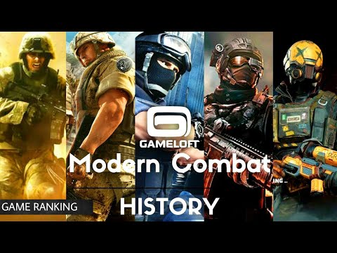 Modern Combat HISTORY 2009-2017 (7 Games) [GAME RANKING]
