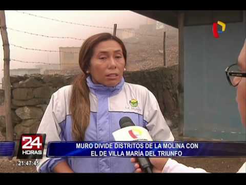 Continúa polémica por muro que divide Villa María del Triunfo y La Molina