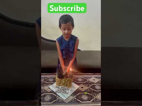 #birthdaycelebration #rithanya’s birthday party #shortsvideo #cakecutting