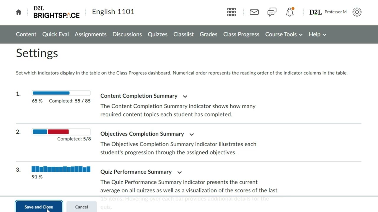 Monitor Class Progress | Instructor
