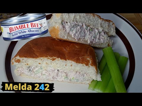 QUICK AND EASY TUNA SALAD SANDWICH