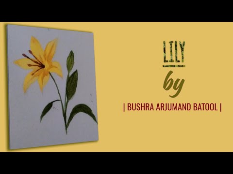Lily | Bushra Arjumand Batool | FLOWERS series #7