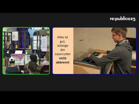 re:publica 25: Max Hilse - Makerspaces auf dem Land – Was es braucht, damit Gen Z das selber macht