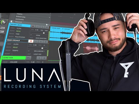 How To RECORD VOCALS in LUNA from Scratch (BEGINNERS)