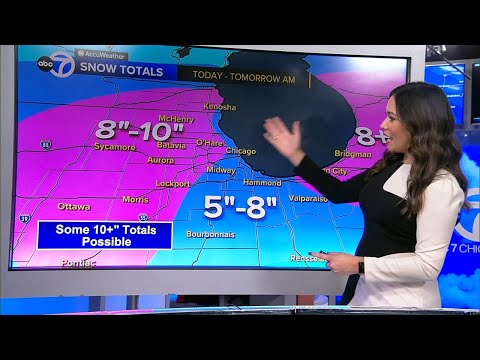 Chicago area under Winter Storm Warning, snowstorm to drop several inches of snow