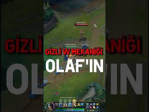 🧠 Olaf's Secret W Combo! Opponents Won't Understand What It Is! #lol #leagueoflegends