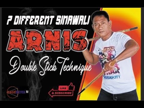 7 DIFFERENT SINAWALI STRIKES I Arnis Double Stick Techniques