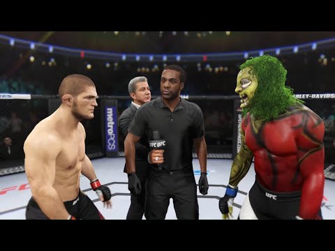 Khabib vs. Big Freak - EA Sports UFC 2 - Champions Fight ☝️🦅