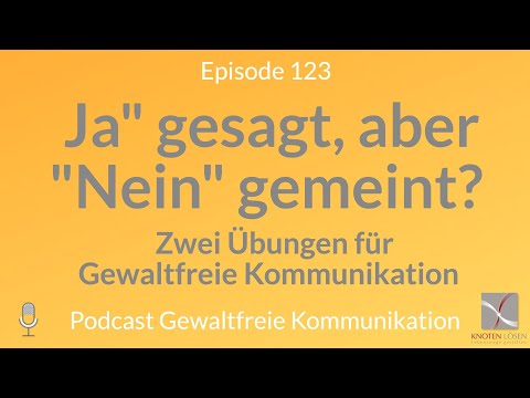 Wann haben Sie "Ja" gesagt, aber "Nein" gemeint?