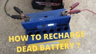 How To Restore (Recharge) A Dead Car Battery?