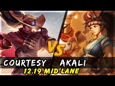 Courtesy - Yasuo vs Akali MID Patch 12.19 - Yasuo Gameplay