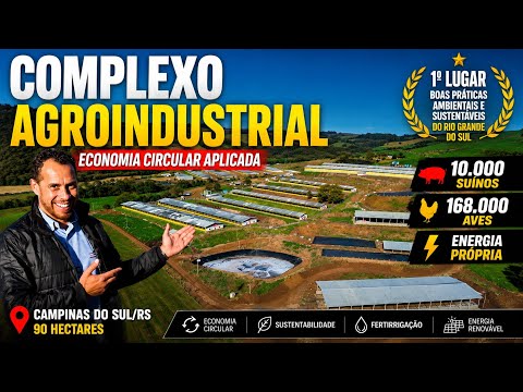 A GRANJA MAIS SUSTENTÁVEL DO RS? | 10 MIL SUÍNOS E 168 MIL AVES