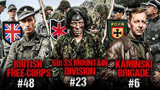 Ranking EVERY Waffen SS Unit From Neutral to EVIL