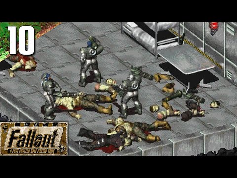 Fallout: 100% (Hard) Walkthrough Part 10 - Mariposa Military Base (No Commentary)