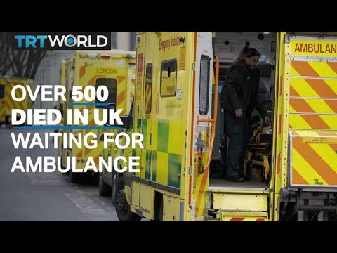 Over 500 people died in England after long ambulance waiting times