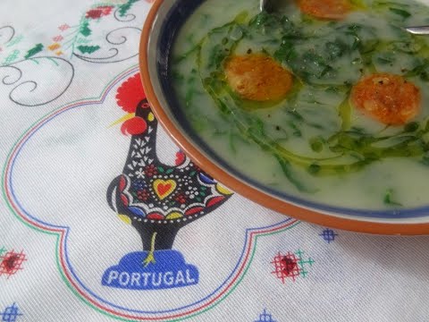 Portuguese CALDO VERDE - KALE SOUP
