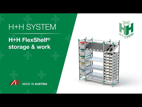 H+H SYSTEM FlexShelf - THE RACK FOR THE H+H FLEXMODUL®