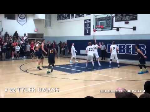 Tyler Umans Academic Basketball Player Profile