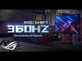 Optimized for Esports -  ROG Swift 360Hz PG259QNR