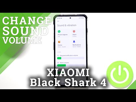 How to Adjust Ringtone Volume on XIAOMI Black Shark 4 - Sounds Settings