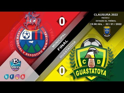 RESUMEN MUNICIPAL Y GUASTATOYA NO PASARON DEL EMPATE. AQUÍ LOS MEJORES MOMENTOS.