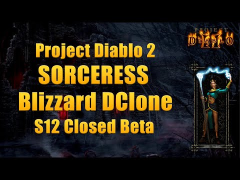 Project Diablo 2 Season 12 Closed Beta - Blizzard Sorceress vs Diablo Clone
