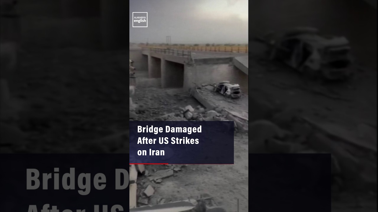 Video | Bridge Damaged After US Strikes on Iran