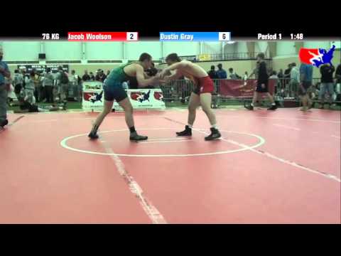 Jacob Woolson vs. Dustin Gray at 2013 FILA Cadet Nationals - FS